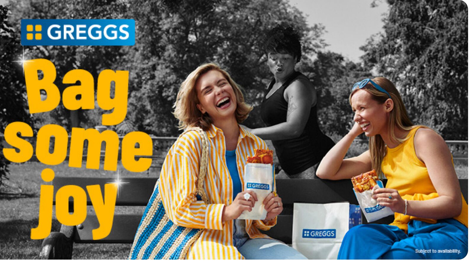 Bag some joy launch, Greggs